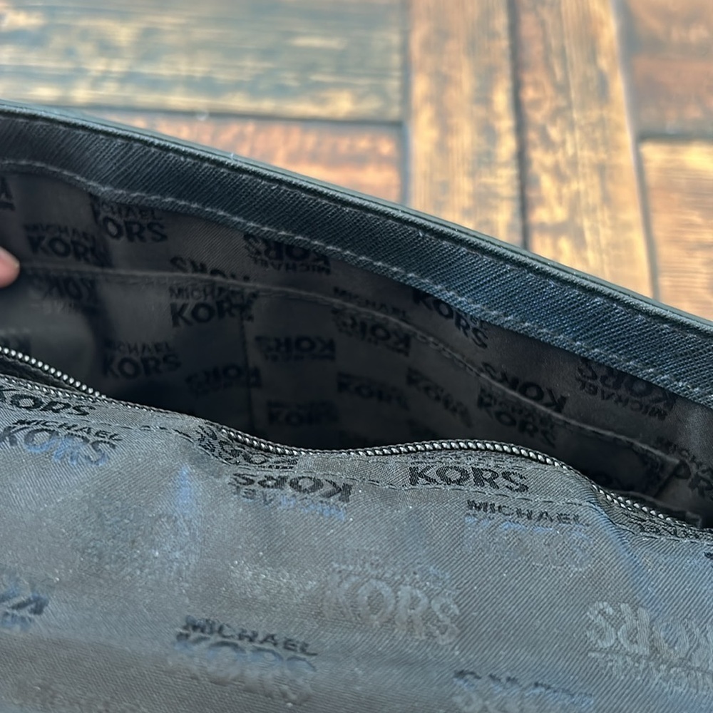 Michael Kors Black Crossbody Bag with Silver Hardware - Picture 10 of 11